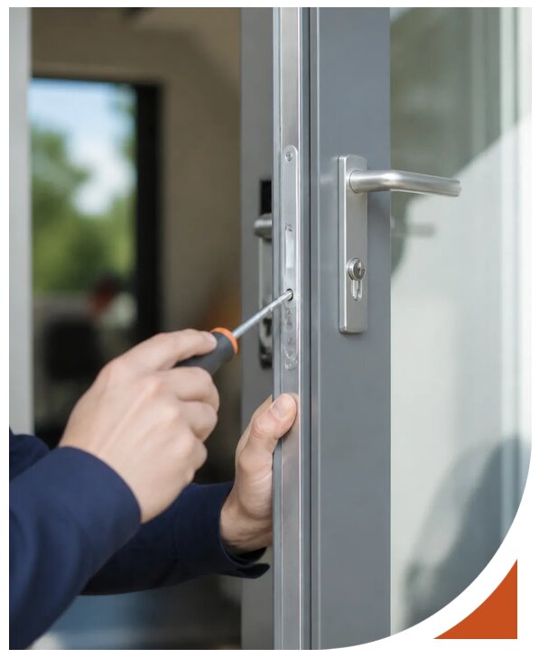 Вскрытие замка пластиковой двери в Кашире круглосуточно